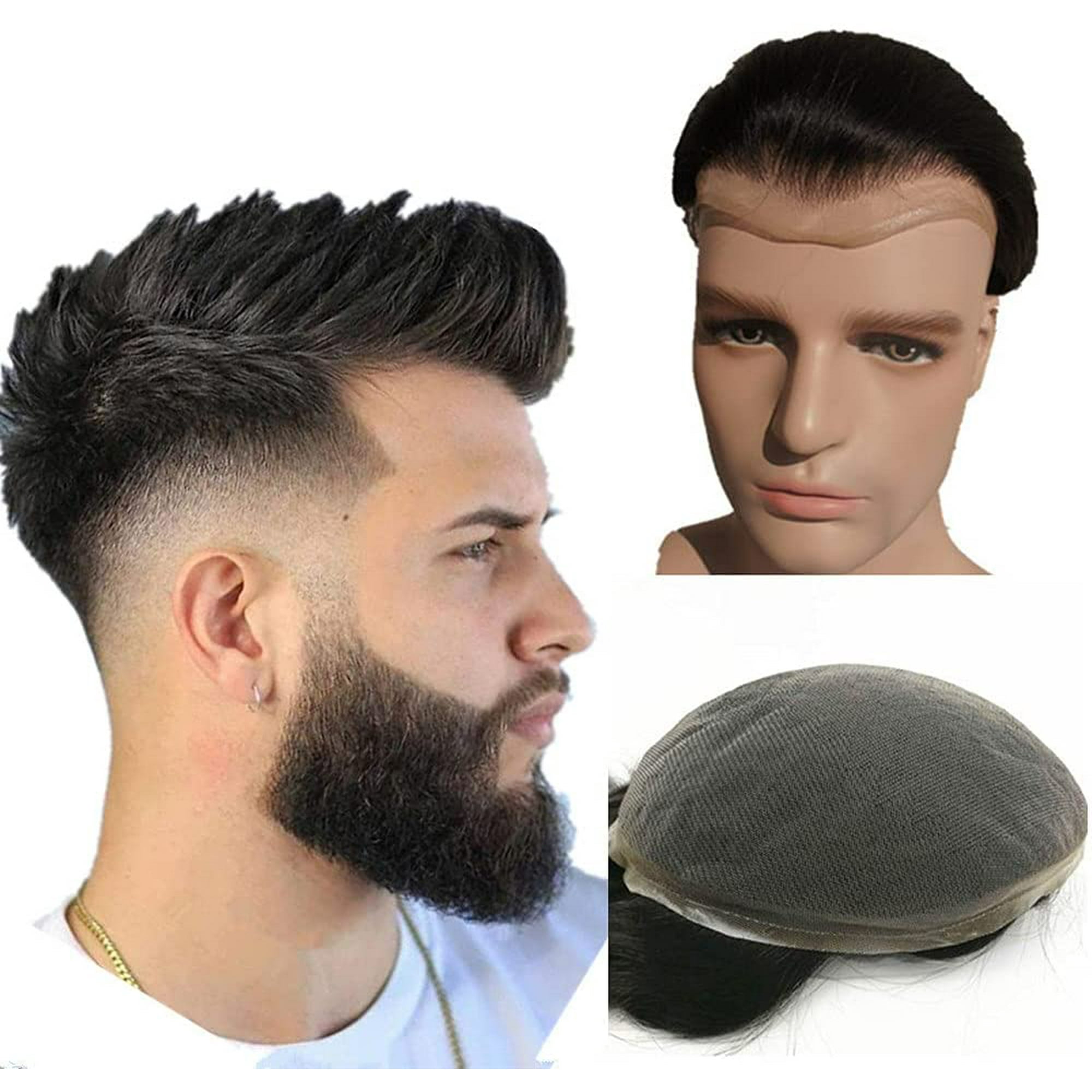 Toupee for men European man hair mens toupee with SOFT THIN Super Swiss lace, 10 Toupee for men European man hair mens toupee with SOFT THIN Super Swiss lace, 10