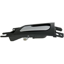 Dorman 81896 Rear Driver Side Interior Door Handle for Specific Acura Models, Satin Chrome Lever; Black Housing