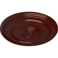 thumbnail image 3 of Ekena Millwork 19 3/4"OD x 1 1/2"P Kepler Traditional Ceiling Medallion (For Canopies up to 4 1/2"), Hand-Painted Brushed Mahogany, 3 of 5