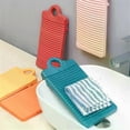 thumbnail image 4 of Plastic Antislip Wash-board Mini Hangable Thicken Washing Board Cloth Socks Cleaning Tool, 4 of 5