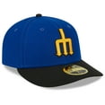 thumbnail image 3 of Men's New Era  Royal/Black Seattle Mariners 2023 City Connect Low Profile 59FIFTY Fitted Hat, 3 of 6
