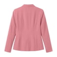 thumbnail image 5 of Gfyviroh Women's Tailored Suit Jackets Casual Ruched Long Sleeve Blazers Open Front Solid Lightweight Dress Jackets, 5 of 8