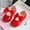 Red, variant on Herrnalise Toddler Shoes Baby Girls Cute Fashion Bow Hollow Out Non-slip Small Leather Princess Shoes rollbacks !