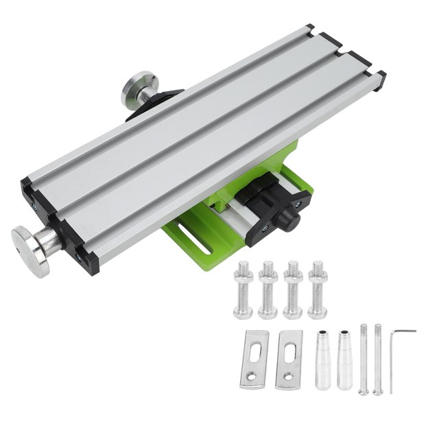 Mesa de deslizamiento transversal, mini banco de perforación compuesto de alta precisión, mesa de trabajo de fresado multifunción