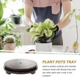 thumbnail image 3 of TEHAUX Indoor Flowerpot Stand Drip Tray for Planters Brown 1Pcs, 3 of 5
