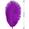 thumbnail image 2 of Nvzi 24 piezas de plumas de avestruz amarillas naturales a granel de 10 a 12 pulgadas, 25 a 30 cm, para centros de mesa de bodas, fiestas, Pascuas, Gatsby y decoración del hogar, plumas de avestruz, 2 of 5