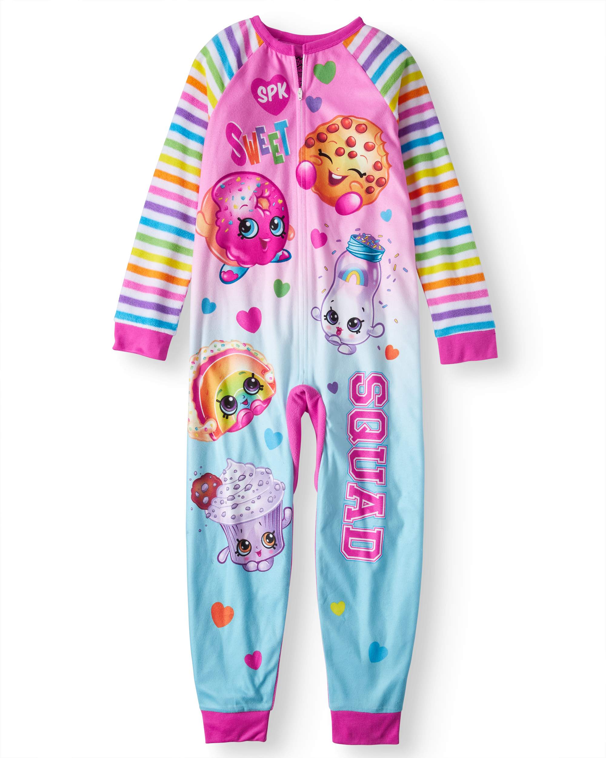 Girl's Shopkins Onesie Pajama Sleeper (Big Girls & Little Girls