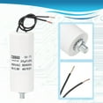 thumbnail image 3 of Uxcell CBB60 25uF Running Capacitor, AC 450V 2 Wires 50/60Hz Cylinder, 95x40mm, White, 3 of 6