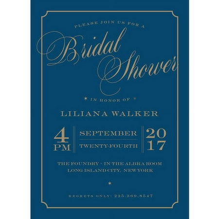 Beautiful Shower Standard Bridal Shower Invitation