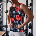 thumbnail image 5 of Pofeuu Variety Of Fruits And Berries Print Men's Workout Tank Tops Sleeveless Muscle Gym Shirt Quick Dry-XX-Large, 5 of 7