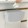 thumbnail image 5 of Kitchen Trash Can, Step-On Garbage Can with Lid, Tall Kitchen & Bathroom Trash Can, Small Office Waste Bin, White - Xuniizn, 5 of 7