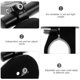 thumbnail image 3 of SKISUNO Tt Handlebar Negro De Alta Resistencia En Aluminio Para Bici Con Soportes De Removibles, 3 of 8