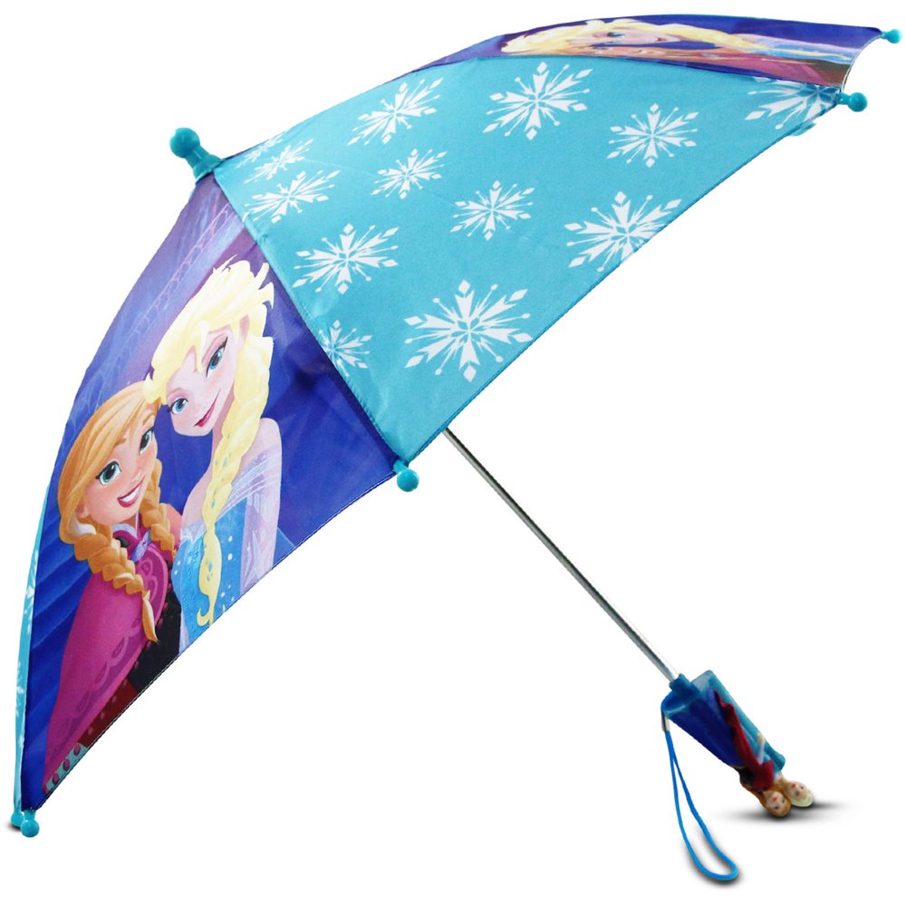 Disney Frozen Disney Little Girls Frozen Elsa and Anna Umbrella with