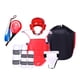 thumbnail image 3 of Juego De Equipo De Protección De Taekwondo De 6 Piezas Strade Fareast Limited Protector de Entrepierna con Espinilleras de 170 a 190 Cm Rojo, 3 of 8