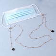 thumbnail image 4 of HEVIRGO Glasses Chain Simple Style Reusable Alloy Women Eyeglasses Butterfly Chain Decoration for Female White Acrylic, Alloy, 4 of 7