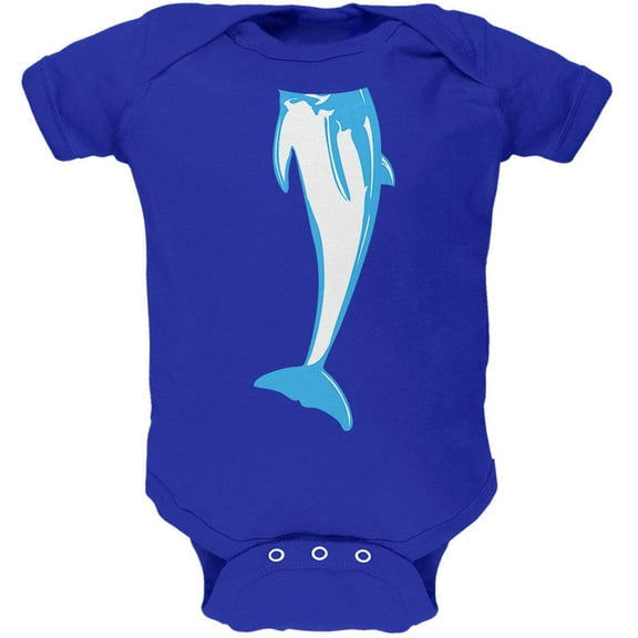 Halloween Dolphin Body Costume Soft Baby One Piece Royal 24 Month