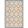 thumbnail image 2 of Safavieh Linden Ognena Geometric Indoor/Outdoor Area Rug, Cream/Blue, 4' x 6', 2 of 8