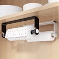 thumbnail image 4 of Soporte de pared para toallas de papel Aheucndg, autoadhesivo, plateado, 4 of 8