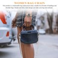 5 Pcs Bag Replacement Chain Bag Chain Flat Chain Shiny Bag Chain