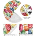 thumbnail image 2 of FMSHPON Easter Tree Skirt Colorful Eggs Bunny Xmas Christmas Tree Skirt Stand Mat for Holiday Party Decoration Indoor Outdoor 48 inches, 2 of 6