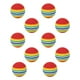 thumbnail image 1 of 10 pelotas de esponja de espuma arcoíris, pelotas de golf para practicar en interiores, pelotas de entrenamiento, golf 35 mm, 1 of 9