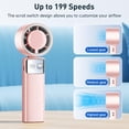 thumbnail image 3 of Turboventilador portátil YOSHENMO Plegable Mini 20H Runtime Pink, 3 of 7