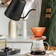 thumbnail image 4 of Filtro de café, taza de vidrio filtrante, vidrio portátil, preparado a mano, filtro reutilizable, base de madera extraíble, taza de goteo de vidrio colorida, naranja, 4 of 6
