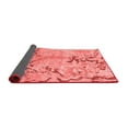 thumbnail image 2 of Ahgly Company Indoor Round Abstract Red Modern Area Rugs, 3' Round, 2 of 4