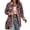 Pink, variant on Women's Leopard Print Shirt Casual Long Sleeve Button Down Blouse, Fall Winter Fashion Oversized Top Brown M