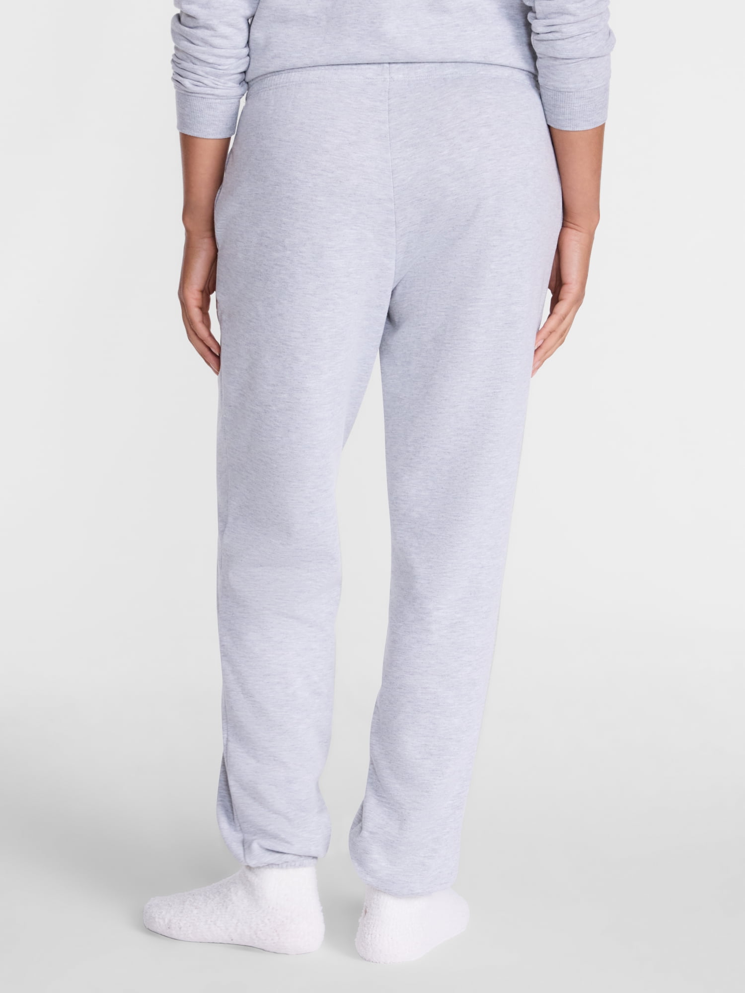 Joyspun Women's Fleece Sleep Pull On Jogger, Sizes XS to 3X