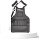 thumbnail image 4 of Delantal impermeable delantal jardinería trabajos limpieza ropa reparación automóviles ropa carpintero pechera extendida (negro) (089-1), 4 of 9