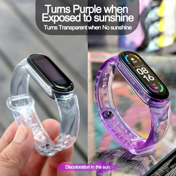 Correa de silicona para Xiaomi Mi band 3 4 5 6 7 correa de repuesto deportiva para reloj inteligente pulsera para Mi band 6 5 pulseras con correa Pulseira Dengxun unisex Walmart en linea