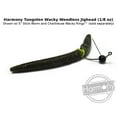 thumbnail image 4 of Harmony Fishing - Tungsten Weedless Wacky Jigheads 5 Pack, Black [Finesse jig Heads for Wacky Worms/senkos] 1/8 oz 5 Pack, 4 of 6