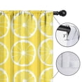 thumbnail image 4 of Blackout Kids Curtains,Lemon Childrens Insulated Curtains Set Of 2,Bedroom Essentials,Toddler Room Decor 52x84in(132x213cm), 4 of 4