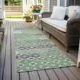 thumbnail image 6 of Addison Rugs Chantille Indoor/Outdoor Transitional Geometric Sage Washable Runner Rug, 2'3" x 7'6", 6 of 6