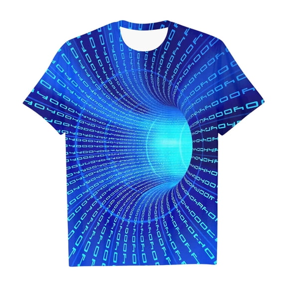 ibiyuan Boys Shirts Size 14-16,Cool Colorful Graphic Print Short Sleeve Crewneck T Shirt For Boys Comfortable Casual Daily Wear Soft Blend Tee Youth Kids Top