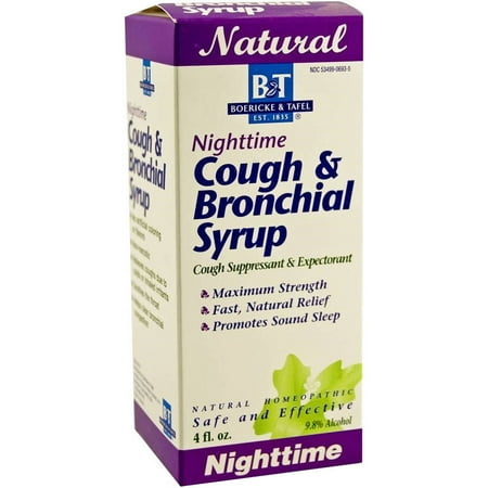 Boericke & Tafel Nighttime Cough and Bronchial Syrup, 4 OZ