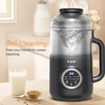 thumbnail image 3 of Haysky 10-in-1 Nut Milk Maker, 40oz Automatic Homemade Soy Milk Maker Machine for Oat Milk, Nutmilk, Juice, Grains with Delay Start/Boil Water/Keep Warm/Auto-Clean, Black, 3 of 8