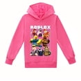 thumbnail image 4 of Suéter de dibujos animados para niños y niñas, ropa informal de moda, periférico, juego Roblox, novedad, 4 of 4