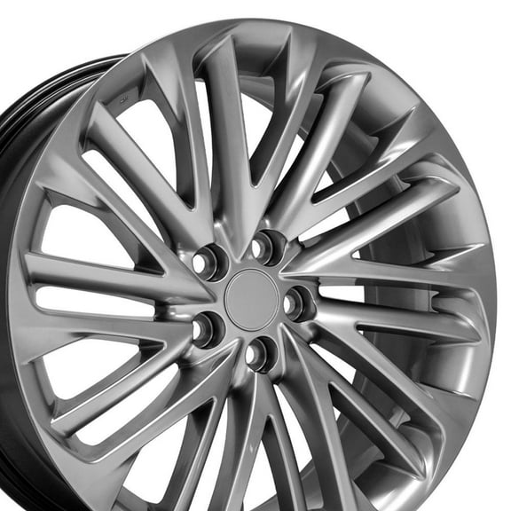 OE Wheels LX58 20 Inch Rims Fit RX350/RX450 Style 5x114.3 20x8 Gloss Hyper Silver - Hollander 74393 (Set of 4)