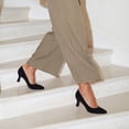 thumbnail image 3 of DREAM PAIRS Women's Pumps Closed Toe Comfortable Kitten Heels Pointed Toe Work Business Dress Shoes with Arch Support, 3 of 8