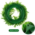 thumbnail image 3 of Dalrosia 2PCS Boxwood Wreath Artificial Christmas Wreath Outdoor Wreath Green Leaves Wreath with 16 Feet Ribbons for Xmas Decor Front Door Wall Window Wedding, 3 of 7