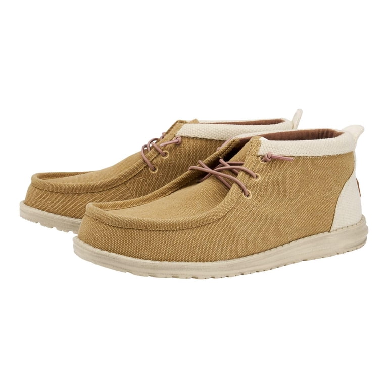 Hey Dude Wally Mid Sand and Stone Loafers - Beige/Brown - Men\'s Size 13 Hey Dude Men main image 3