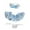 blue, variant on Bunblic Duck Maid Dress Dress up Cosplay Costume Fashion Photo Props DIY Educational with Apron and Bow Clothing for 15cm Dolls blue