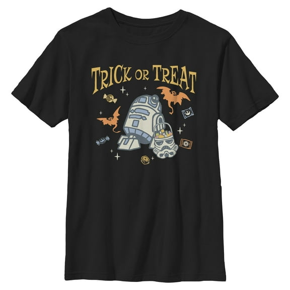Boys Star Wars Trick Or Treat R2-D2 T Shirt