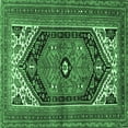 thumbnail image 1 of Ahgly Company Indoor Square Persian Emerald Green Traditional Area Rugs, 3' Square, 1 of 4