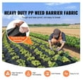thumbnail image 5 of Weed Barrier Landscape Fabric 6.5x330FT - Heavy Duty Weed Control Fabric, Garden Weed Block Mat for Landscaping, Garden Beds, Vegetables, 5 of 6