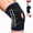 BLACK-BLUE, variant on HLTHZONE Adjustable Knee Brace with Side Stabilizers for Knee Pain Relief, Size L(Black/Blue)