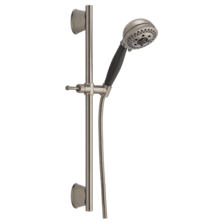 Delta Universal Showering Components 5-Setting Slide Bar Hand Shower in Stainless