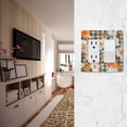 thumbnail image 5 of Yayeee Rocker Switch Wall Plate 1-Gang 4.6"x2.9" Home Decorative Outlet Cover, Sunny Blooms, 5 of 6